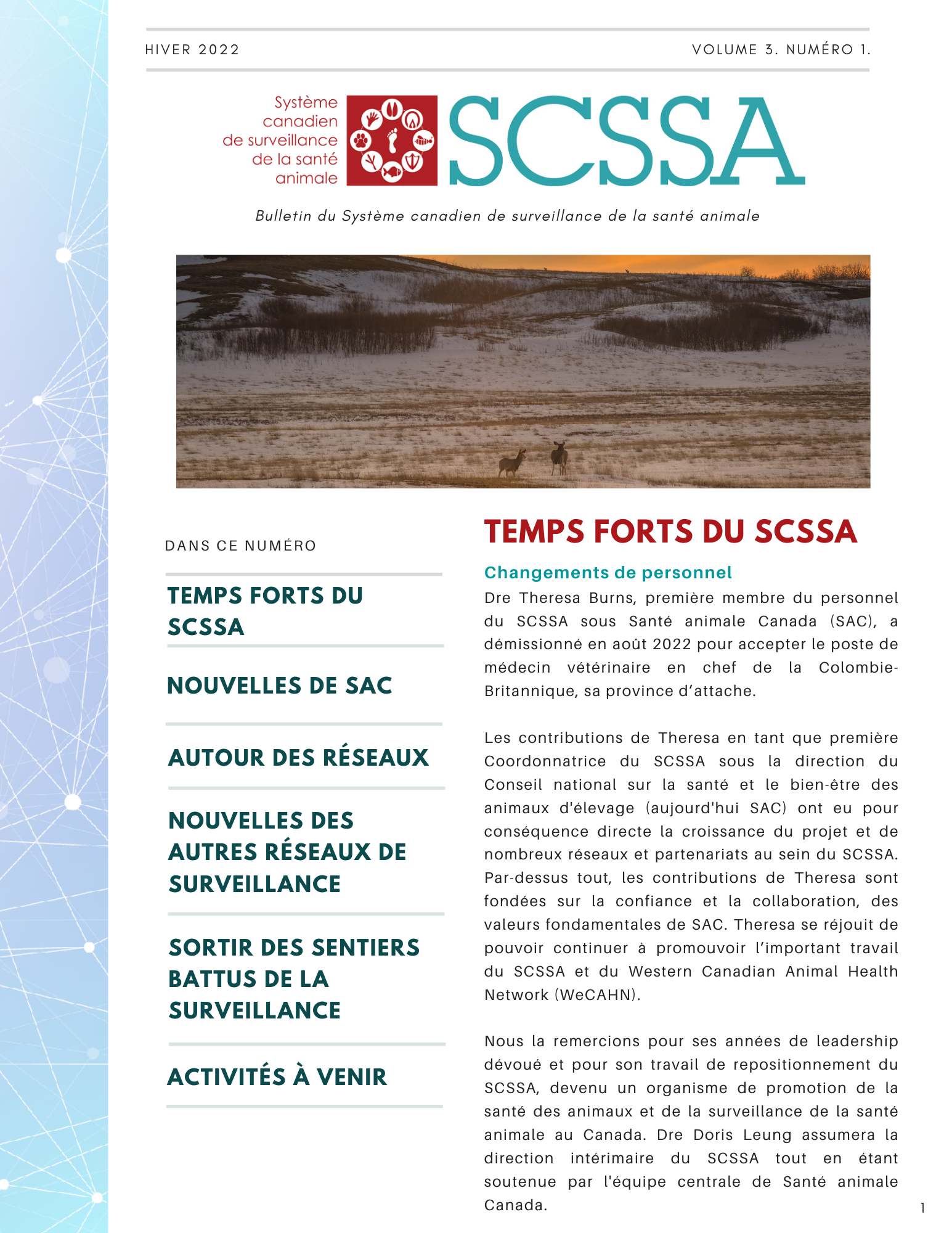 Bulletin du SCSSA - hiver 2022